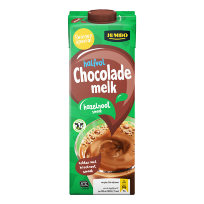 Huismerk Halfvol Chocolademelk Hazelnoot Smaak